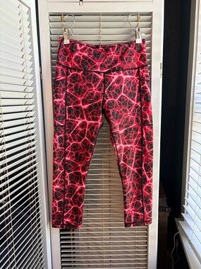 CVG Red and Black leggings size Small